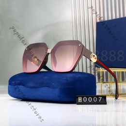 Gu Cci Marque de luxe rétro surdimensionné carré polarisé lunettes de soleil pour hommes pour femmes hommes Vintage nuances classique grand cadre en métal lunettes de soleil limitée VEUG