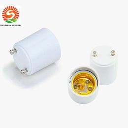 GU24 naar E27 lampvoet houder socket adapterGU24 mannelijk naar E27 vrouwelijk converter voor led-lampen3982627