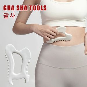 Gua Sha Tools Guasha Gezichtsstimulators Keramische Gua Sha Schraperplank Voor Face Lift Slanker Vermindert Wallen Lichaam Beeldhouwen 240119