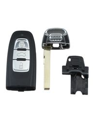 Garantie 100 3button Smart Remote Key Key Shell Remplacement pour Audi A4L A6L A5 Q5 Shell Key Insérer la petite clé 3210211