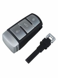 Garantie 100 3buttons Shell de clé vierge pour VW PASSAT B6 CC Magotan avec boîtier de rechange Smart Insert 4245033