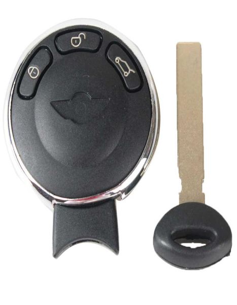 Garanti 100 3 boutons pour Mini Cooper Bmw voiture à distance Smart Prox clé sans clé entrée Fob émetteur lame non coupée 1328080