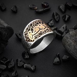 Gegarandeerd Hoge Kwaliteit 925 Sterling Zilver Gepersonaliseerde Naam Afdrukken Ring Sieraden Made in Turkije voor mannen met luxe cadeau