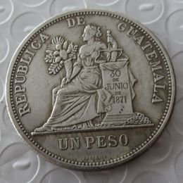 GUATEMALA 1895 1 PESO copie pièce de haute qualité 2150