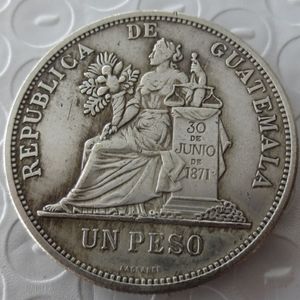 GUATEMALA 1896 1 PESO copie pièce de haute qualité 324g