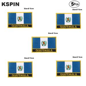 Patchs de broderie drapeau guatémaltèque fer sur scie sur patchs de transfert Applications de couture pour vêtements dans HomeGarden 5pcs283V