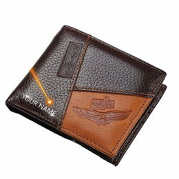 Gubintu en cuir authentique portefeuille hommes monnaie poche zipper du vrai portefeuille en cuir masculin avec monnaie de haute qualité mâle Eagle cartera y8tu # #