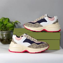 Hoge kwaliteit retro sneakers Casual hardloopschoenen met veters Leren sneakers Reisschoenen