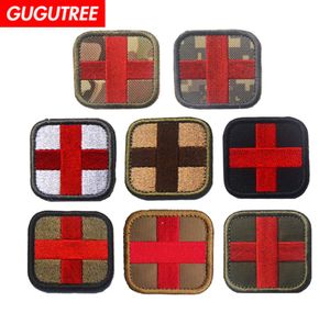 Parches médicos bordados GUGUTREE HOOkLOOP, parches militares, insignias, apliques, parches para ropa SP4859658563