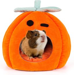 Zoupgmrhs cavia bedc cave winter warme gezellige huis schuilplaats voor dwerg konijn konny fret hamster fleece wasbare kooi nestaccessoires