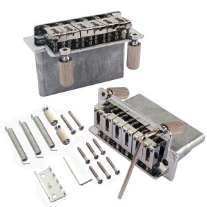 Guitar 1 set de 6 cuerdas Puente de trémolo eléctrico de guitarra para reemplazo de guitarra Ocaster