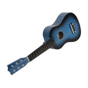 Guitarra 21 pulgadas Ukulele Guitar Kids Instrumento Musical Instrumento Mini 6 cuerdas Regalo de juguete Elemento de música portátil ligera