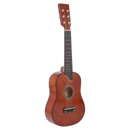 Guitare 25 pouces Mini petite guitare tilleul 6 cordes guitare acoustique avec cordes de sélection pour enfants débutants cadeau pour enfants