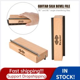 Guitare 2in1 guitarra guitar fret fichier fichier luthier réparateur maintenance outils de polissage bevelflush fichiers accessoires de guitare dopage