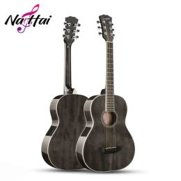 Guitare 30/34/36/38/40 pouces Professional Guitare Six String Hollow Body Soloking Folk Guitar Travel débutant Gitarren Instrument Musique