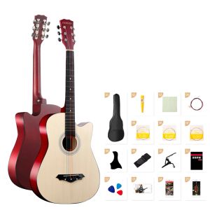 Gitaar 38 Inch Akoestische Gitaar met Starter Kit Gig Bag Klassieke Gitaar Muziekinstrument voor Kinderen/Jongens/Meisjes/Tieners/Beginners