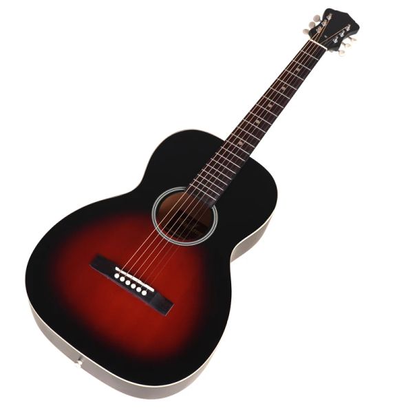 Guitare 38 pouces en épicéle supérieur guitare acoustique Design pleine taille conception guitare western finition mate 6 string guitare folk sunburst et couleur naturelle