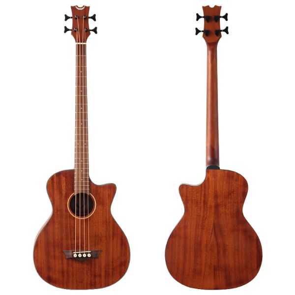 Guitarra de 43 pulgadas, cuerpo completo de Sapele, bajo acústico eléctrico, acabado mate, guitarra acústica de 4 cuerdas, bajo con EQ