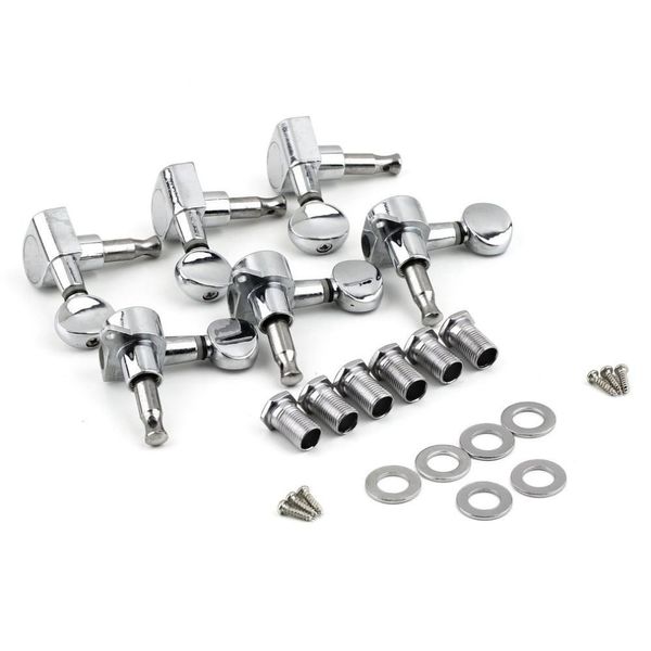 Guitare 6R Droite 6L Gauche 3Ladd3R Cordes Tuning Pegs Tuners Chrome Inline Hine Head Drop Livraison Jouets Cadeaux Nouveauté Gag Musical I Dh24B