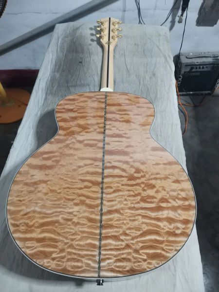 Envío gratis Guitarra AAA Calidad Natural Guitarra Guitarra Acolchada Aprielo sólido Bodi