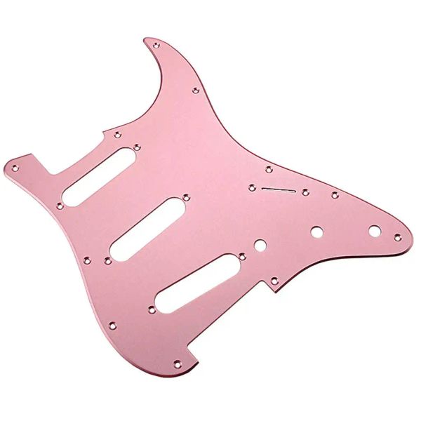 Guitare en aluminium alliage sss pickguard pickuard pick-ups scratch plaque instruments de musique remplacement pour les cadeaux de guitare ST