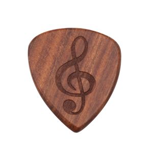 Guitare basse médiators en bois massif crâne créatif cocotier symbole musical motif plectre accessoires d'instruments de musique