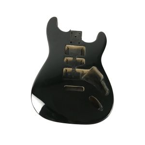 Gitaar mooie glans zwart semi afgewerkt esdoorn hout stel elektrisch gitaar body afgewerkt muziekinstrument accessoires gitaar onderdeel