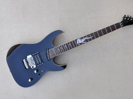 Guitare Black Body Guitar avec une touche en palissandre, un matériel chromé, offrant des services personnalisés