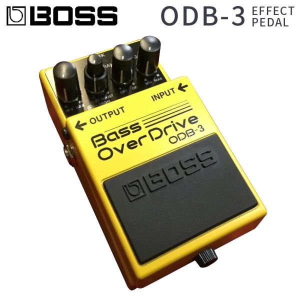 Guitar Boss Guitar Chorus Effets pédale jaune basse ODB3 Overdrive Effet de guitare pédale