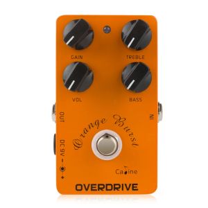 Guitare caline CP18 Orange Burst Overdrive Overdrive Effet de guitare Pédale True Bypass Electric Guitar Pides Accessoires