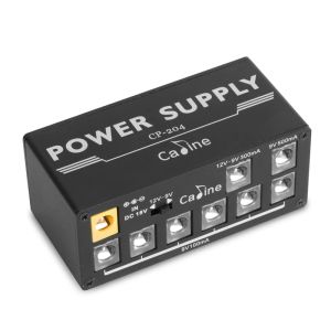 Guitar Caline CP204 Gitaarpedaal Voedingsvoorziening 8 Geïsoleerde uitgangen Antiinterferentie 18W Verschillende uitgang Gitaareffect Power Mini Grootte