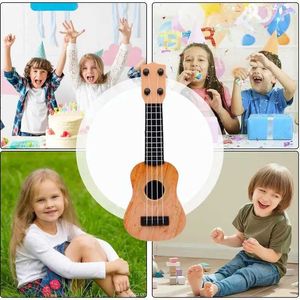 Guitare childrens mini guitare toys music toys instruments de musique enfants scolarisation des enfants compétences en jouet améliorant la guitare pour débutants wx