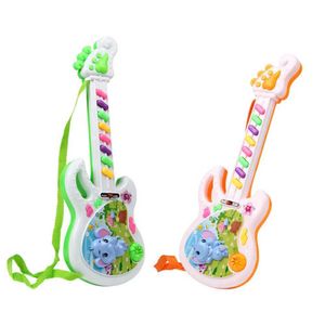 Guitare Childrens Music Popular Musical Instrument Toys Childrens Mini Guitar Bass violon saxophone modèle éducation WX