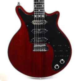 Guitare Chine faite Brian May Guitar antique cerise rouge 24 frettes Bridge importés Guitares électriques