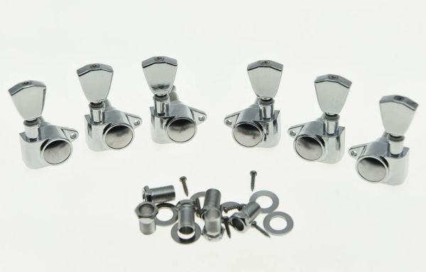 Guitare chrome bouton tulip tuners de guitare clés de réglage pour acoustique ou guitare LP