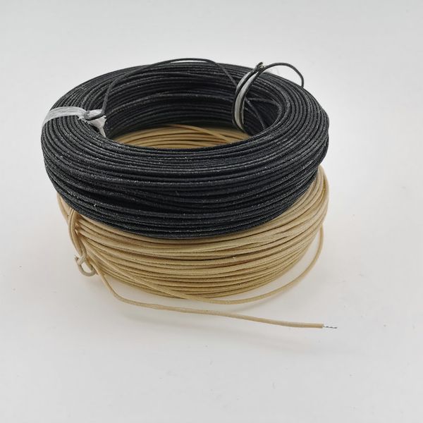 Cable de tela de cera de soldadura de circuito de guitarra cableado de un solo núcleo 1C alambre sellado con cera de alta calidad