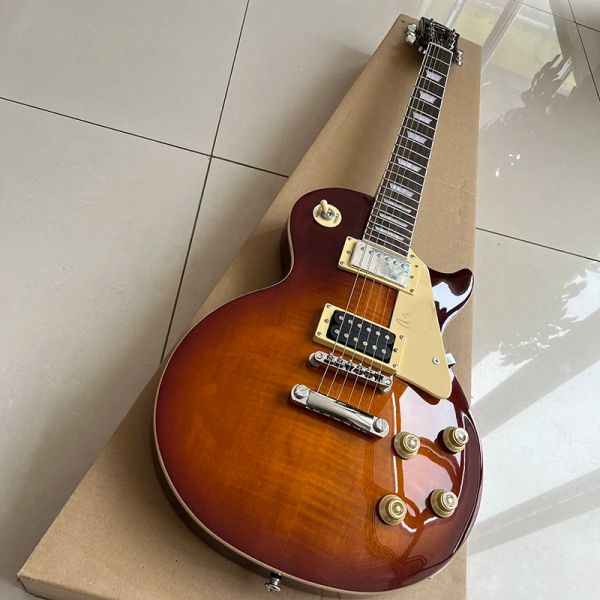 Guitar Classic Electric Guitar System Combined Pickup Skin Texture Rock tono cómodo siente una entrega gratuita en casa.