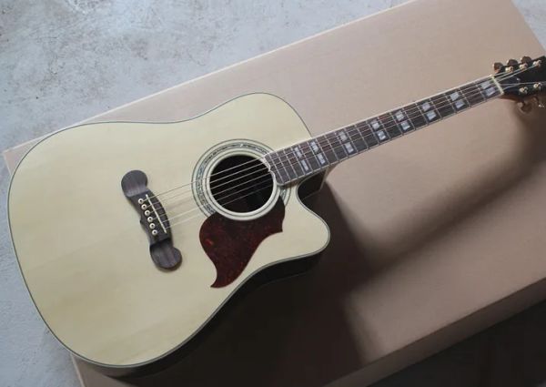 Guitar Cutway Songwriter Studio Deluxe Acoustic Guitar Single Cut GB Songwriter Electric Acoustic Guitar Envío gratis