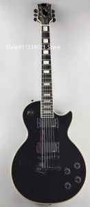 Guitarra guitarra eléctrica ébano + guitarra de unión EMG Pickup accesorios negros Tune Black Tune O Matic Bridge Spot Sale Free Shippin