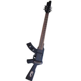 Guitar Factory Left Handed Gun Electric Guitar met Chrome Hardware, aanbiedt aanpassen
