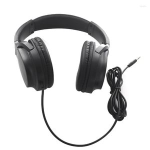 Gitaarhoofdtelefoon Audiomixer Over-ear-headset Intrekbare opvouwbare bekabelde stereo