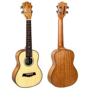 Guitare kmise concert ukulele solide spruce acajou