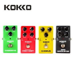 Guitare kokko ko2 / ka4 / kc6 / kh8 overdrive / ampli simulator / chorus / high gain electric guitar effet pédales parties guitare accessoires