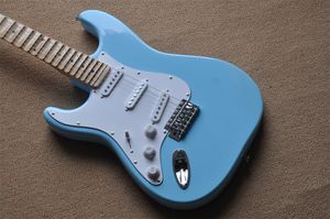 Guitare main gauche 22 produits érable touche argent accessoires bleu ciel haute qualité guitare électrique livraison gratuite