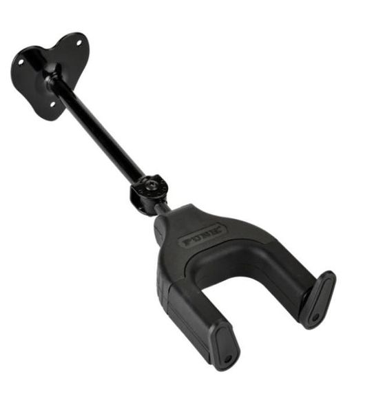 Guitare Long Hanger Guitar Wall Hook avec verrouillage automatique peut secouer Black4306578