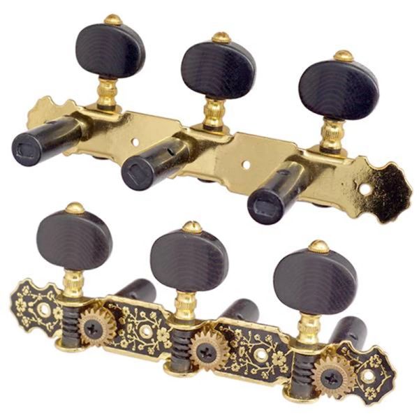 Guitar Machine Heads Classic Guitar String Tuning Pegs Key Key Gold 3L Taillers Keys Part Parts Accessoires