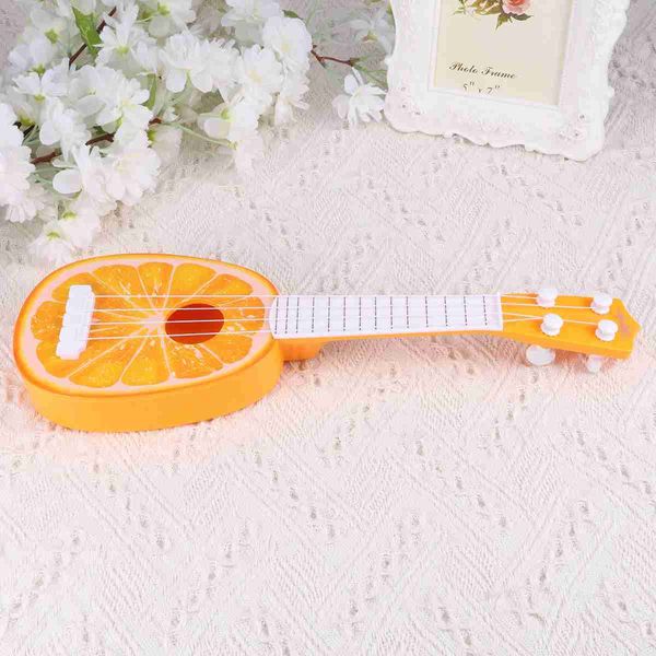 Guitar Mini Quad lindo lindo frutas instrumentos de música de guitarra pequeña juguete de educación de guitarra eléctrica clásica para niños WX658558