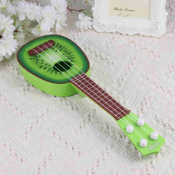Guitar Mini Quad lindo lindo frutas instrumentos de música de guitarra pequeña juguete de educación de guitarra eléctrica clásica para niños WX954456