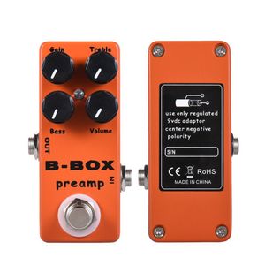 Gitaar Mosky Bbox Overdrive pedaal voor gitaarpedalen Elektrisch gaspedaal voor basgitaar Effectprocessor Ukelele Muzikale sport