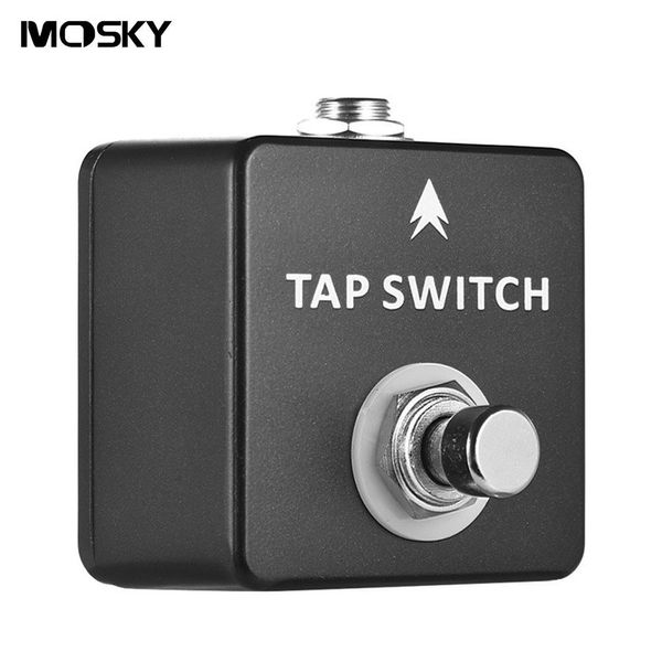 Pedal de efecto de guitarra Mosky, interruptor de grifo de 1/4 